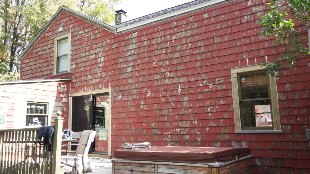 Before Pictures - Exterior Painting Job: N. Ridgeville Farmhouse