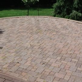 N. Olmsted Brick Paver Patio Power Washing