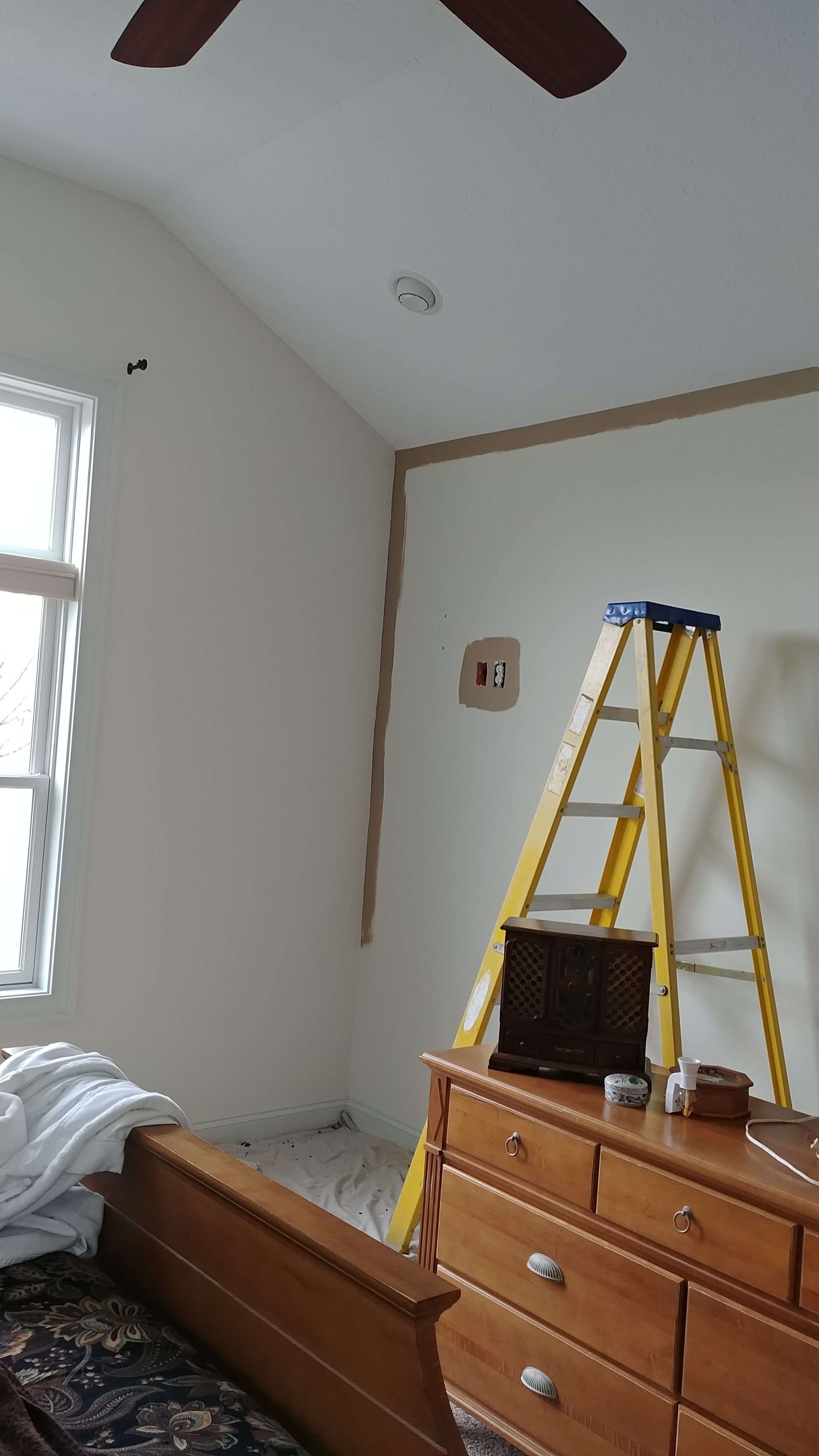 During - Interior Painting of a Bedroom in Eaton Township